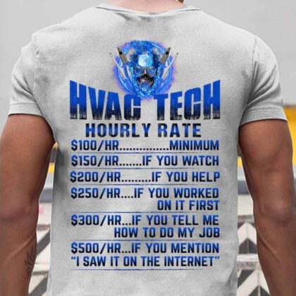 HVAC Tech Hourly Rate - Funny Quote